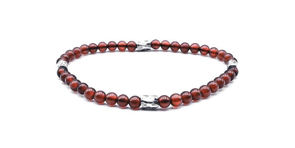 Carnelian + Silver